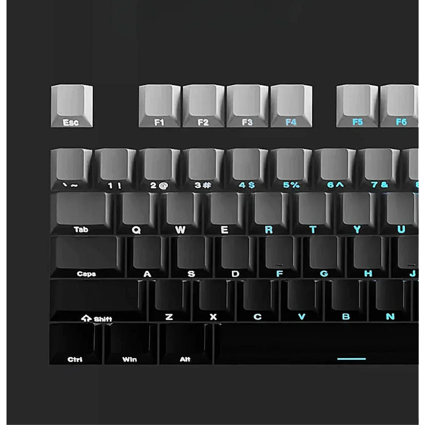 2025 Original Daylight PBT Translucent Keycaps Set – 136 OEM Side-Engraved Keycaps for 60/84/98/108 Mechanical Keyboards, MX Switch Compatible