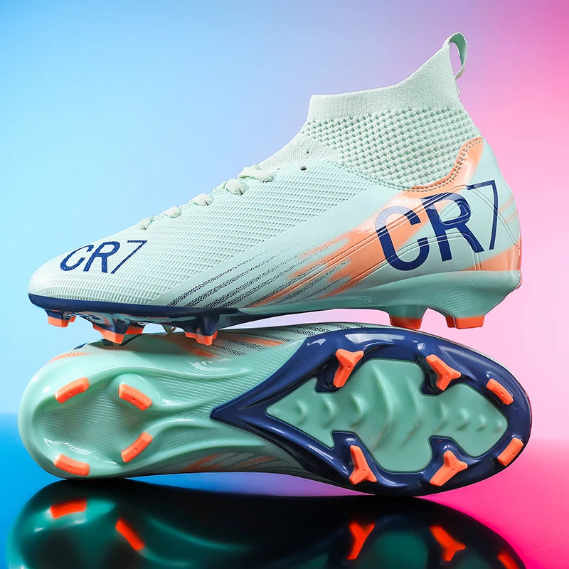 Chaussures de football pour homme, chaussures de futsal professionnelles, chaussures de football de haute qualité, crampons, femmes, unisexe, ultralégères, TF/FG, baskets