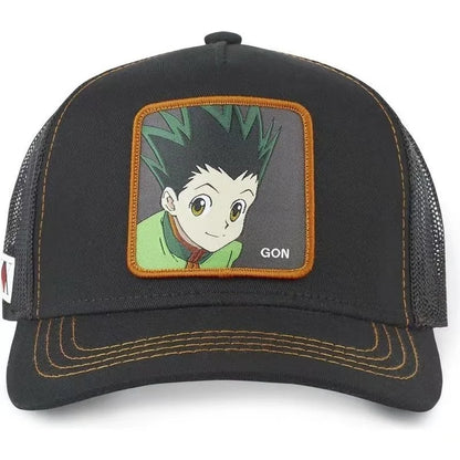 Hunter X Hunter-kasket, sommer-snapback-baseballkasket til mænd, broderet, hiphop-stil, solskærm, justerbar trucker-meshkasket
