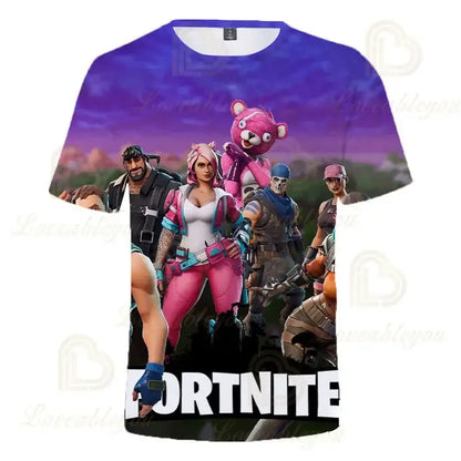 Fortnite Men and Women Victory Children's Wear Battle Royale 3d Swearshirt Boys Girls Clothes Tops Kids T-shirt Hero Teen Tops