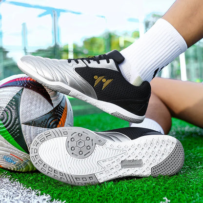 Chaussures de football pour homme neuves de haute qualité, à tige haute, pour gazon naturel et futsal, antidérapantes, pour matchs en salle et en extérieur, best-sellers des sports de plein air