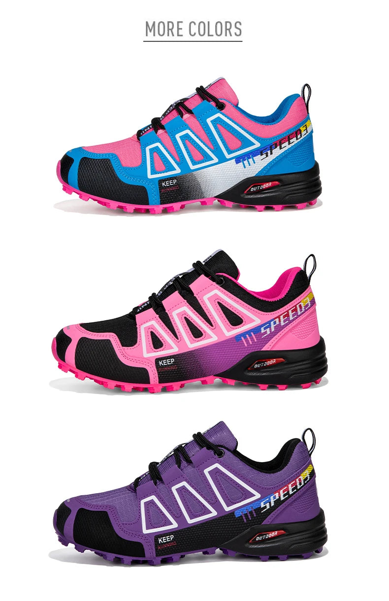 Women's Waterproof Hiking Shoes Outdoor Sports Shoes Women's Walking Travel Sports Shoes Bicycle Sports Shoes Running Sports Sho
