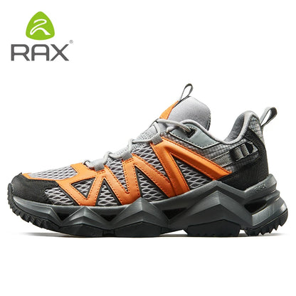 RAX winter men's and women's hiking shoes snow boots waterproof leather sports shoes super warm men's boots outdoor work shoes