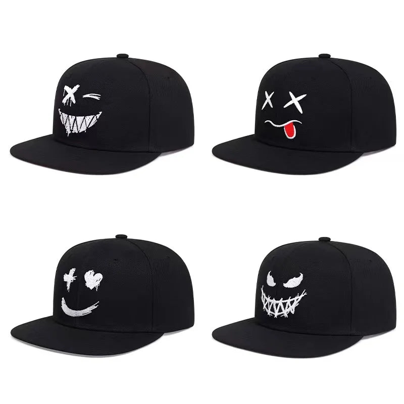 Czapki męskie w stylu hip-hopowym – spersonalizowane czapki z daszkiem z haftem, regulowane czapki typu snapback z bawełny, czapki przeciwsłoneczne na wiosnę i lato, czapki rekreacyjne