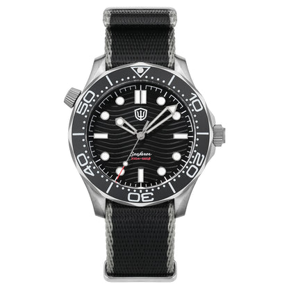 Watchdives 42mm Seafarer Grade 2 Titanium NTTD Dive Watch WD007Q V2 VH31 Sweep Second Quartz Movement Luminous Sapphire Watches