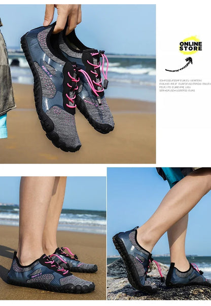 Leichte, erfrischende Aqua-Stiefel für Herren, atmungsaktive Outdoor-Wasserschuhe für Damen, rutschfest, strapazierfähig, Sport- und Wandersneaker