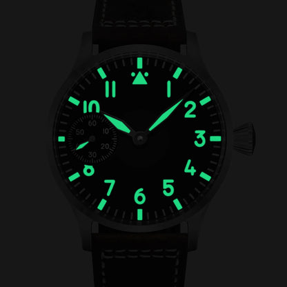 Relógio de Homem Corgeut Luxury com Vidro de Safira, Mostrador de 42 Mm, Movimento de Corda Manual St3600 ou St3601, Caixa em Aço 316L, Resistência à Água 30 M