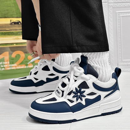 Mode Herrenschuhe Trend Street Skateboard-Schuhe Herren Luxusmarke Trainingssneaker Mesh atmungsaktive Freizeitschuhe Tenis Masculino