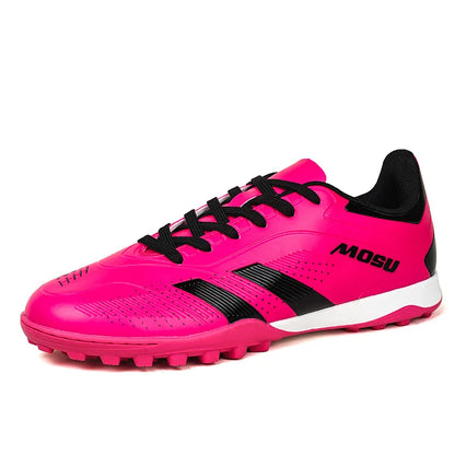 New Men's and Women's Football Shoes, Indoor and Outdoor Sports Shoes with Long and Broken Studs for Football Training Mat