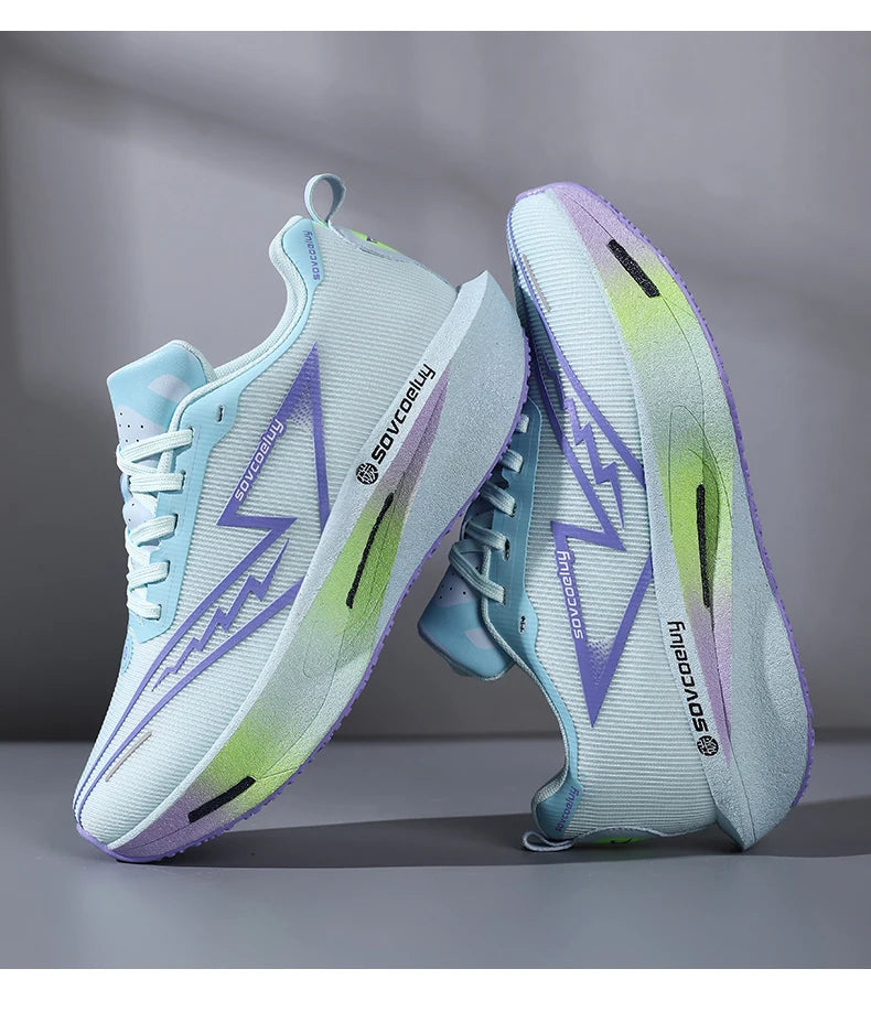2026 Running Shoes Carbon Board Marathon Men Sports Breathable Lightweight Women's Comfy Athletic Antiskid Sneakers Casual New