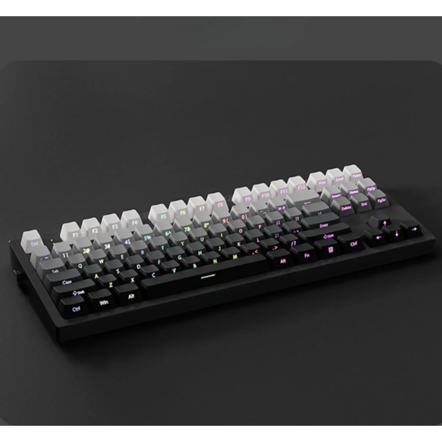 2025 Original Daylight PBT Translucent Keycaps Set – 136 OEM Side-Engraved Keycaps for 60/84/98/108 Mechanical Keyboards, MX Switch Compatible