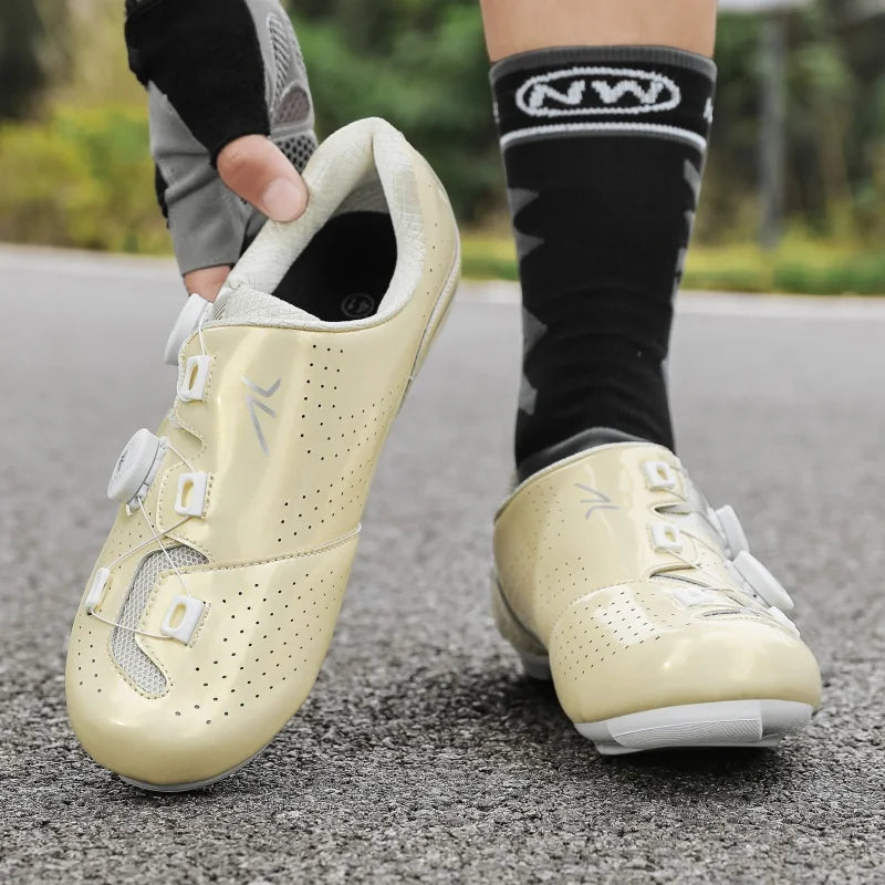 2025 New Arrival Professional Cycling Shoes Racing Road Bike SPD Cleat Shoes Ultralight Self-Locking MTB Bicycle Sneakers Unisex