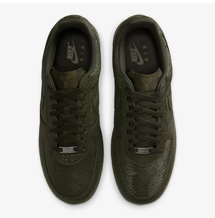 Oryginalne męskie trampki Nike w jesiennym stylu z wzorem wężowej skóry, niskie, odporne na zużycie IB0018-301