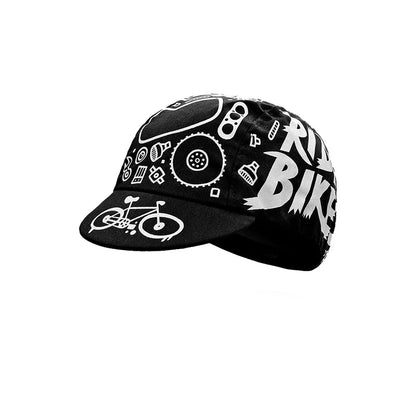 styl Cyklistické čepice Letní prodyšné sportovní cyklistické čepice Rychleschnoucí polyester Černé Modré čepice Klasické