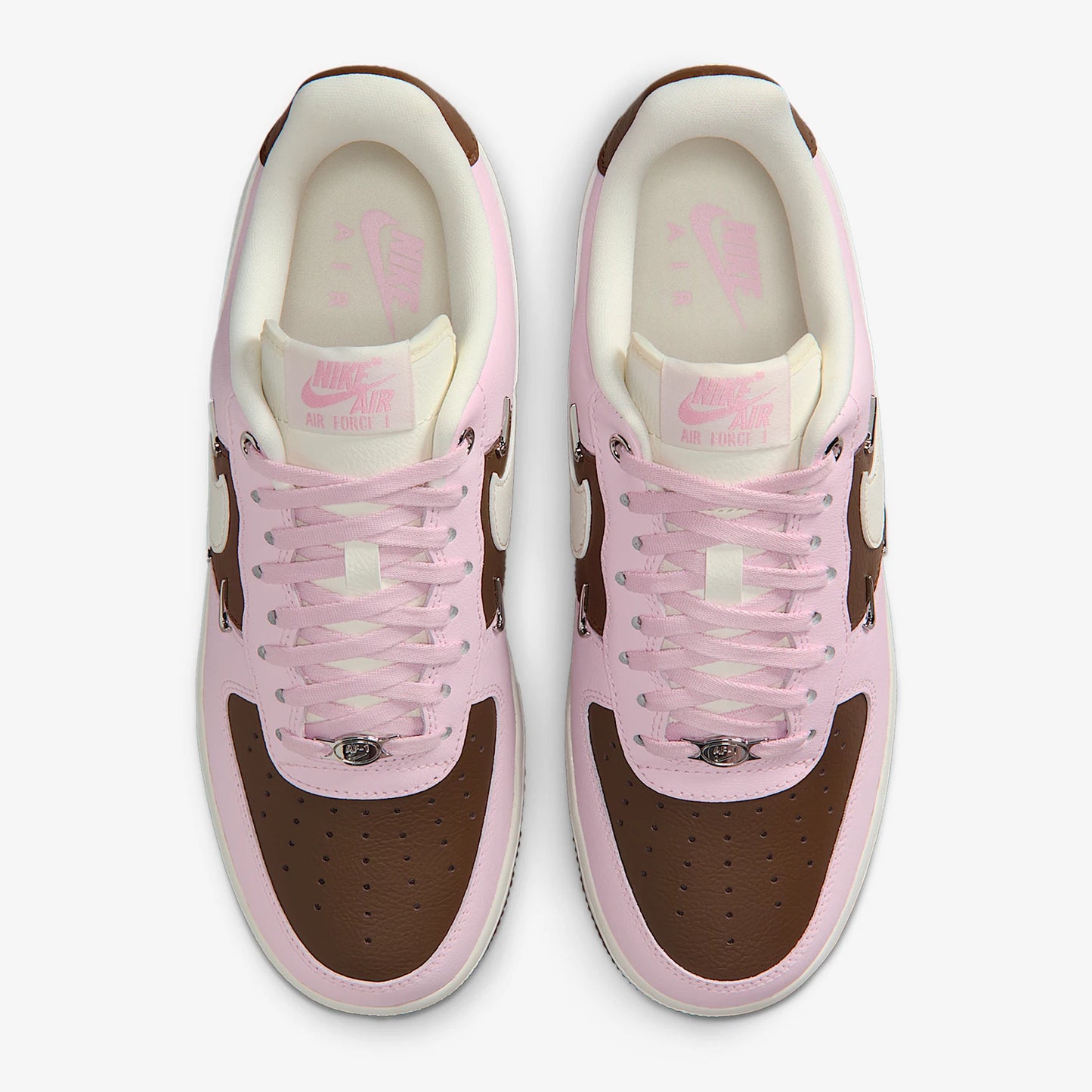 Nike Air Force 1 autentiche da donna, scarpe basse da skateboard traspiranti e resistenti all’usura IO7595-211