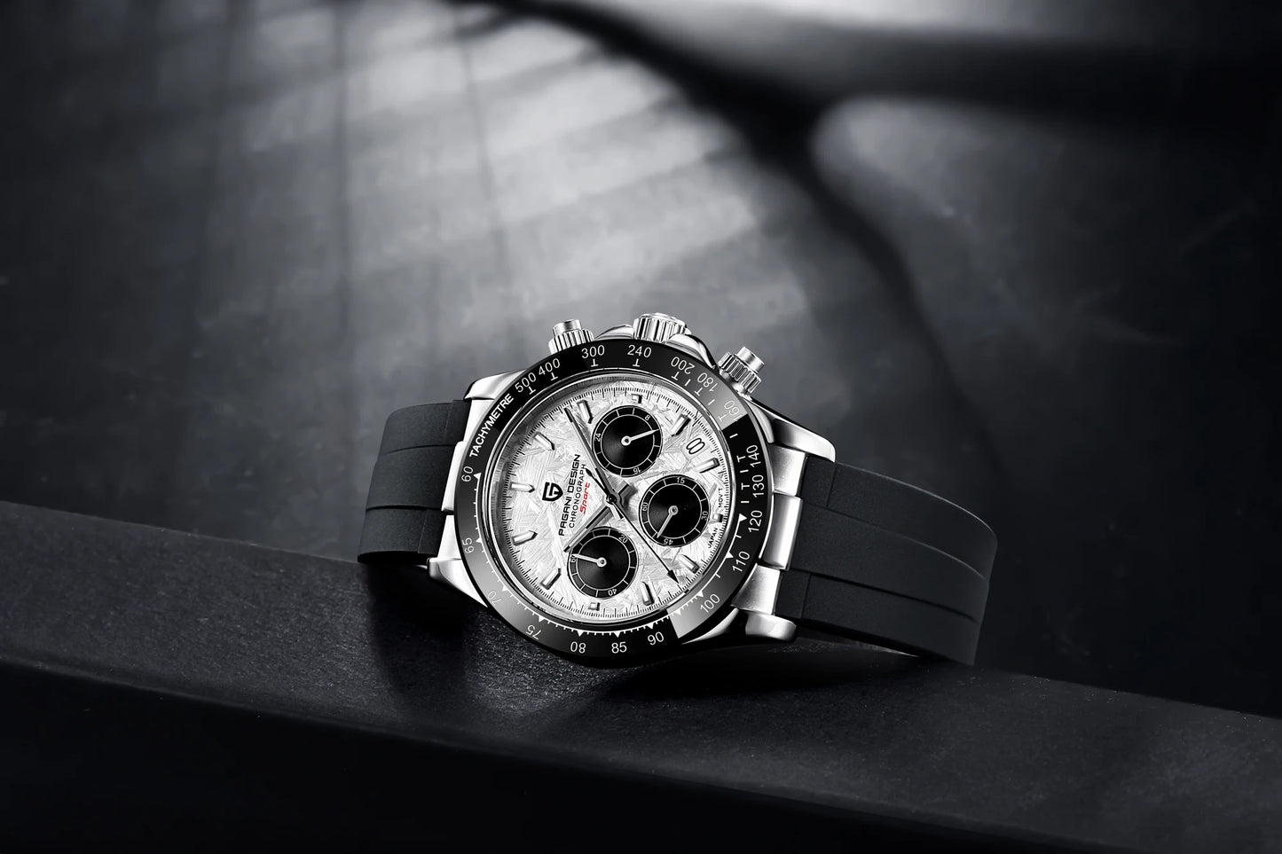 PAGANI DESIGN New Gold Blue Luxury Quartz Watch For Men Gift Box VK63 Movt Chronograph Sapphire Crystal Stainless Steel Watch