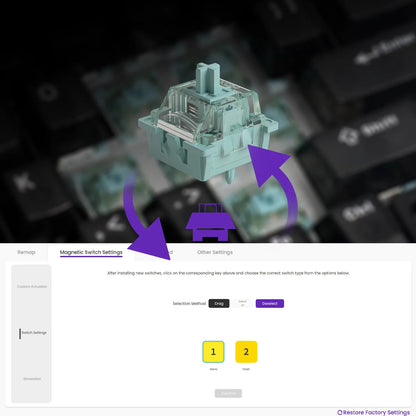 Akko 5075 V3 HE Magnetische Tastatur 75% Custom Mechanische Gaming-Tastatur Rapid Trigger 0.005mm 8K Polling-Rate ARGB