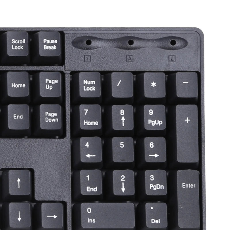 Ergonomische USB-PC-Computertastatur, russische Tastatur / englische Tastatur, Dropshipping