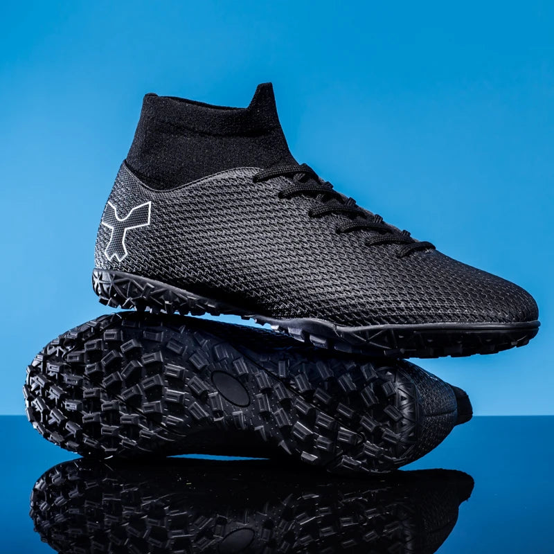 Chaussures de football de qualité pour hommes, chaussures de football résistantes pour garçons, chaussures de football légères pour enfants, baskets d'entraînement de futsal, crampons de football