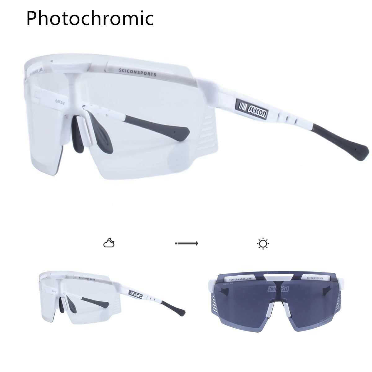Cyklistické brýle Scicon Outdoorové sportovní sluneční brýle Pánské MTB cyklistické fotochromatické brýle Dámské silniční a horské cyklistické brýle