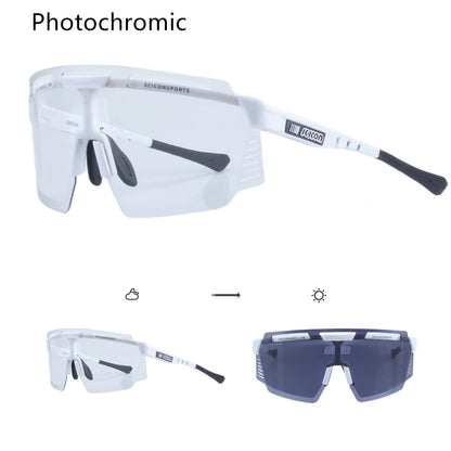 Cyklistické brýle Scicon Outdoorové sportovní sluneční brýle Pánské MTB cyklistické fotochromatické brýle Dámské silniční a horské cyklistické brýle