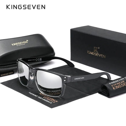 KINGSEVEN Obdélníkové retro polarizované sluneční brýle TR90 pro ženy a muže, cyklistické, UV400, horolezecké, s ochranou proti oslnění, outdoorové sportovní brýle