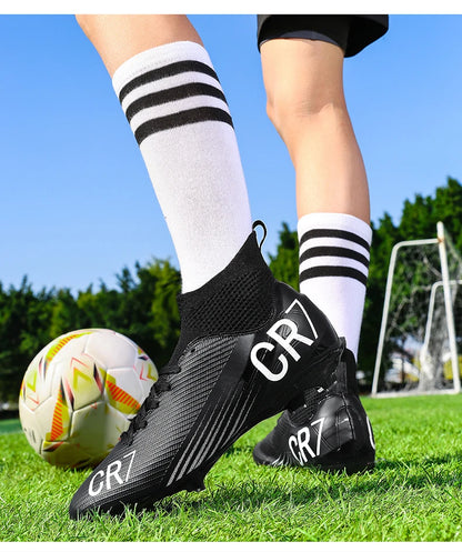 Chaussures de football pour homme, chaussures de futsal professionnelles, chaussures de football de haute qualité, crampons, femmes, unisexe, ultralégères, TF/FG, baskets