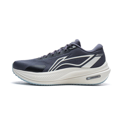 Li-Ning men's YUEYING 5 optimized cushion running shoes with wide toe box, TEMPO BOUNSE reflective Li-Ning sneakers, models ARHV015 and ARHW003