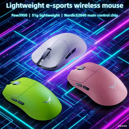 VGN Dragonfly F2 ProMax/Ultra esportovní herní myš 42000DPI 0.125ms pro CS:GO, nízká latence, kabelová/bezdrátová, duální 8K, 3 režimy, PAW3395/3950