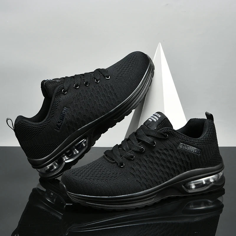 Zapatillas para hombre 2025 nuevas deportivas casuales de moda, transpirables, ligeras para running, cómodas, tallas grandes, calzado de running para hombre