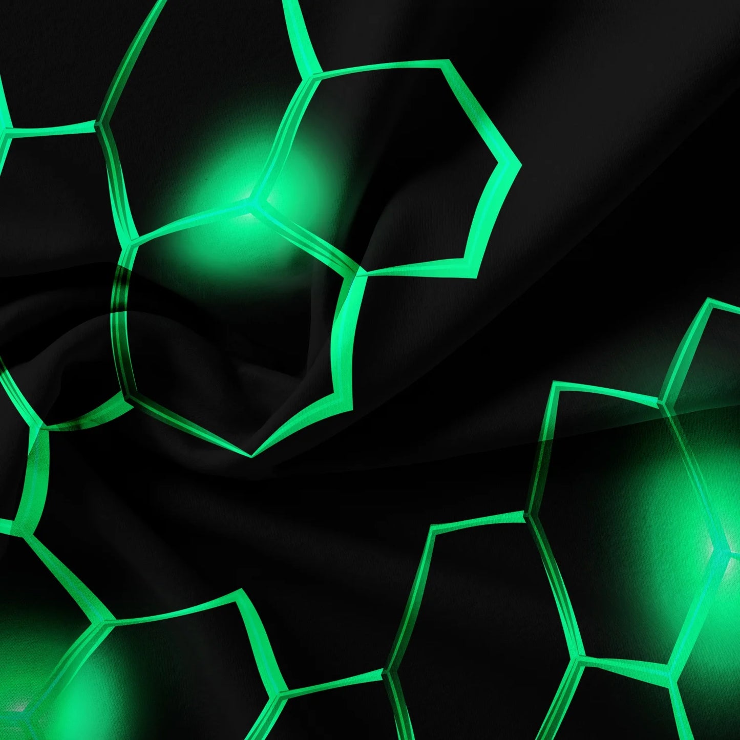 Conjunto de Capa de Edredão 3D Geométrica com Padrão Hexagonal em Favo de Mel, 3 Peças, Roupa de Cama em Poliéster Colorido com Impressão Digital e Fecho de Correr