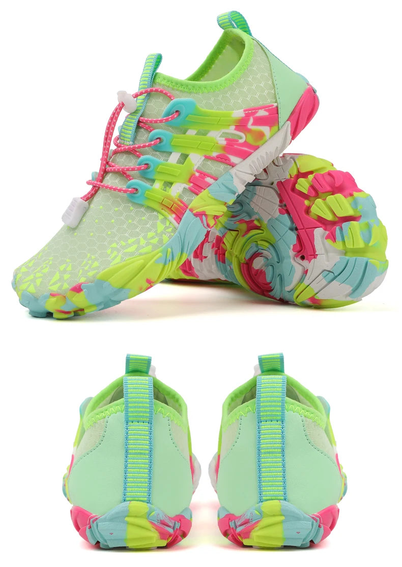 Aqua Shoes Barefoot Beach Shoes Adults Kids Gym Outdoor Training Footwear Unisex Quick-Drying Breathable Sneakers Size 28-46