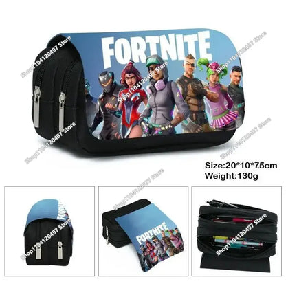 Fortnited Student Pencilcase Large Capacity Pencil Case Kids Toys Pen Bag School Supplies Stationery Pouch Boys Game Gifts