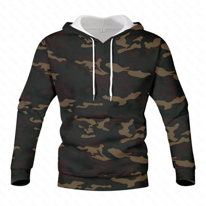 Camouflage Hoodies Men 2023 Spring Mens Military Hooded Sweatshirts Hoodie Male Street Hoody Army Green Sweatshirt Hip Hop S-4XL, produit gaming premium Fraquane