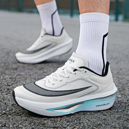 Chaussures de course pour homme : baskets d'automne respirantes, de marathon, professionnelles, légères, plates, confortables et décontractées pour homme