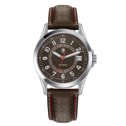 BERNY Automatic Mechanical Watches for Men 38mm Super Luminous PT5000 ST2130 High Precision Luxury Sapphire Wristwatch Easy Read