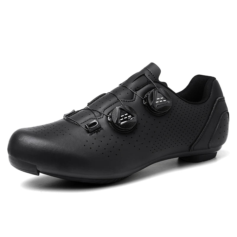 Chaussures de cyclisme VTT pour homme - Chaussures de sport pour vélo tout-terrain et vélo de route - Baskets de cyclisme plates pour la vitesse - Chaussures de VTT - Chaussures à crampons SPD