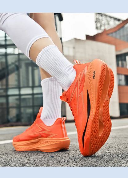 Running Shoes Speciality Marathon Men Sports Breathable Lightweight Carbon Board Women's Comfortable Athletic Nonskid Sneakers
