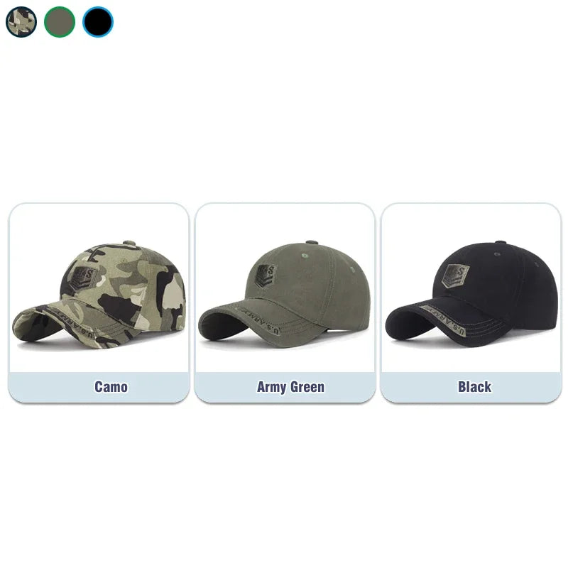 Casquette de baseball camouflage à visière en coton doux, printemps-automne, pour les loisirs en plein air, polyvalente