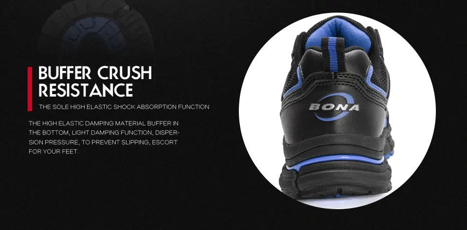 BONA Scarpe da corsa per nuovi designer Scarpe sportive da esterno traspiranti Scarpe da ginnastica leggere da donna Scarpe sportive comode da donna