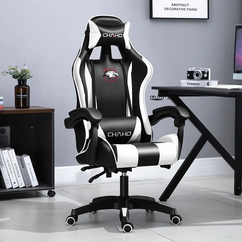 UVR Professional Gaming Computer Chair Ergonomic Office Chair with Footrest, Adjustable Armrest, Swivel Executive Chair for Home Office & Gaming