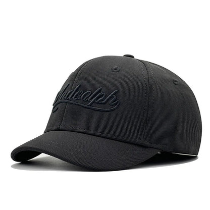 Czapka baseballowa dla mężczyzn z dużym daszkiem, z tyłu zamknięta, z krótkim daszkiem 5 cm, czapki z siateczki dopasowane do głowy, elastyczne czapki z całkowicie zamkniętym tyłem, rozmiary 56–60 cm, 61–65 cm
