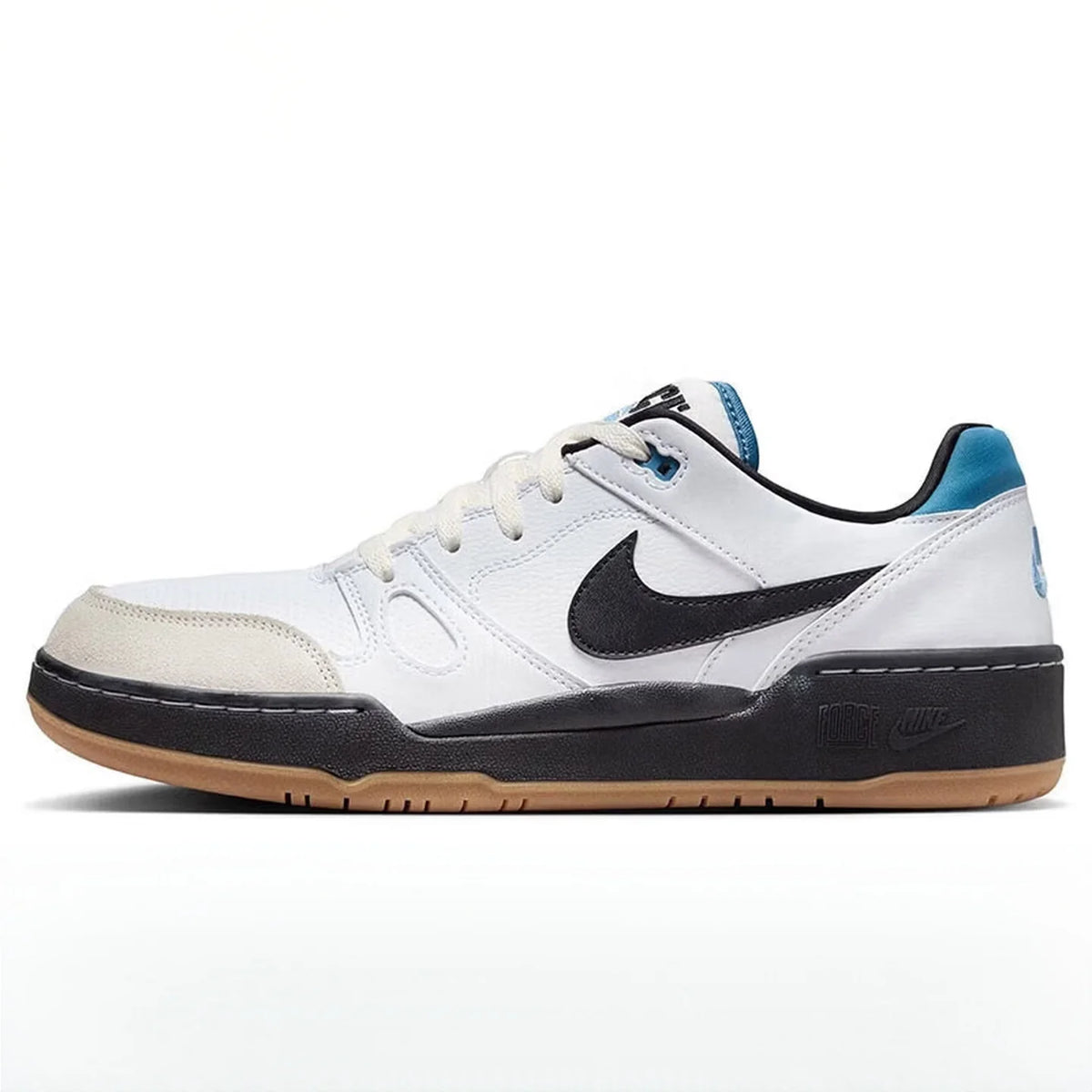 Nike Ful Force Low-Top-Skateschuhe für Herren, Schwarz/Weiß/Blau, HJ7262-100