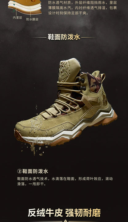 Botas de Caminhada RAX para Mulher Impermeáveis, Sapatilhas de Trekking Leves, Botas de Montanhismo Antiderrapantes para Desportos ao Ar Livre e Turismo