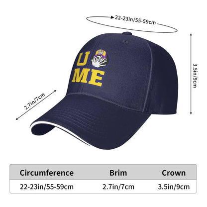 Yellow Wrestling Cena John White Custom Baseball Caps For Mens Unisex Male Beach Sunscreen Hat Snapback Cap