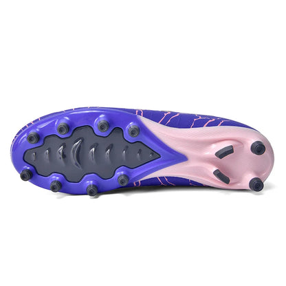 Chaussures de football pour hommes, crampons pour gazon naturel, chaussures de football unisexe, crampons longs « Society Spikes » FG, chaussures de football professionnelles, Chuteira