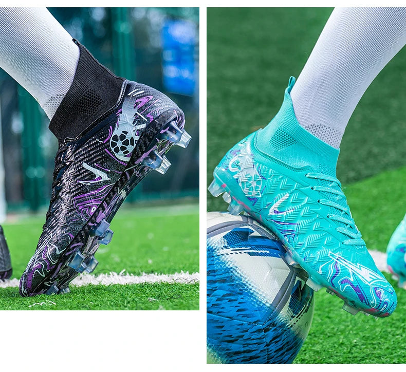 Professionella fotbollsskor för män, halkfria fotbollsskor, unisex, andningsbara, futsal, sport, nya fotbollsskor, dropshipping, ultralätta