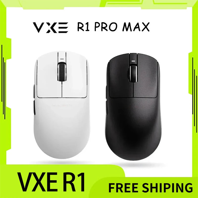 Vgn Vxe Dragonfly R1 Pro Max Gaming Mouse Bluetooth Rechargeable Gamer Paw3395 Lightweight Ergonomic Wireless Esport Mouse