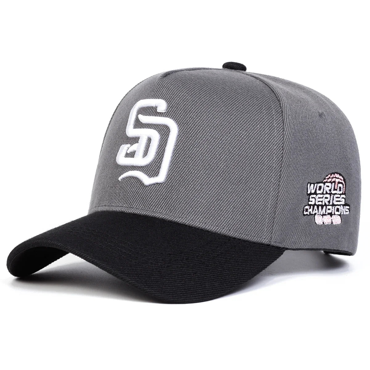 Unisex-Baseballkappen mit SD-Buchstabenstickerei, verstellbare Freizeitkappen, Sonnenkappen für Frühling und Herbst