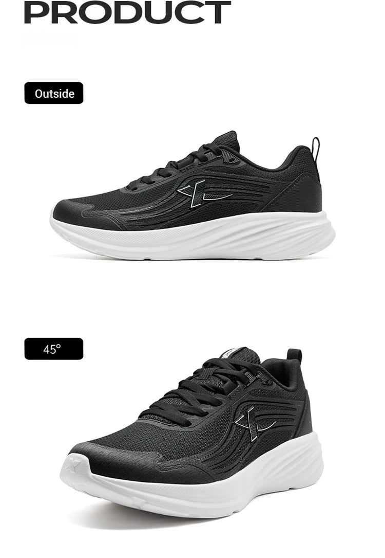 XTEP Running Shoes For Women 2025 Summer New Elastic Comfortable Wear-Resistant Training Professional Sports Shoes 875318110013
